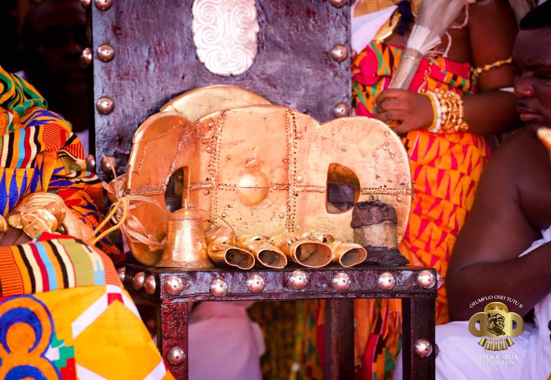 The Golden Stool, the sacred symbol of the Asantes