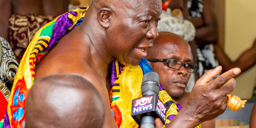 Asantehene Vows To Destool Chiefs Involved In Illegal Mining, Using Land Guards